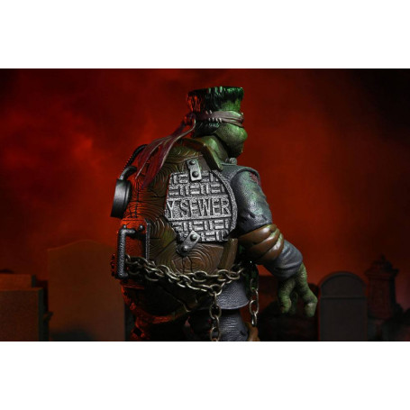 NECA - Ultimate Raphael como el Monstruo de Frankenstein - Universal Monsters x TMNT