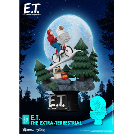 Beast Kingdom Disney diorama E.T. the alien - PVC D-Stage Iconic Movie Scene