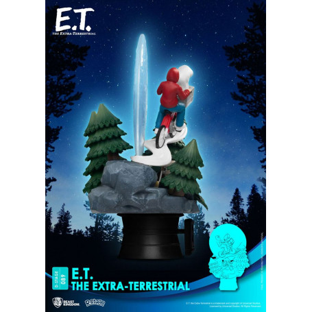 Beast Kingdom Disney diorama E.T. the alien - PVC D-Stage Iconic Movie Scene