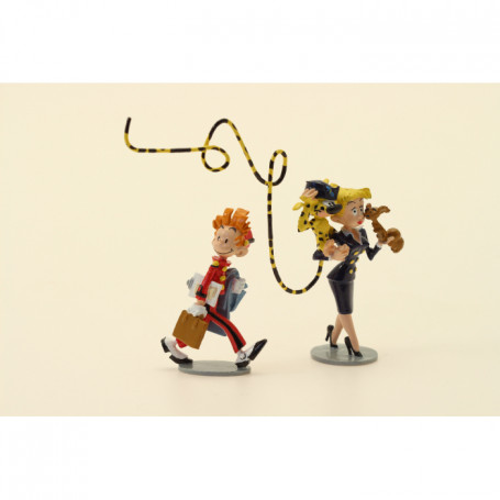 Pixi - Spirou - Spirou con Marsupilami, Spip y Azafata