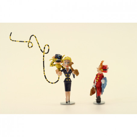 Pixi - Spirou - Spirou con Marsupilami, Spip y Azafata