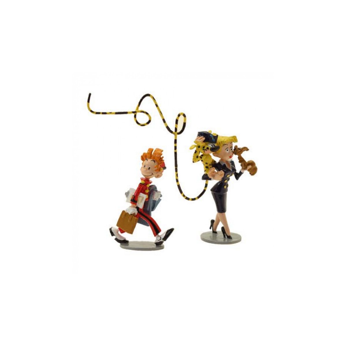 Pixi - Spirou - Spirou con Marsupilami, Spip y Azafata