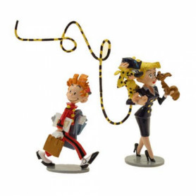 Pixi - Spirou - Spirou con Marsupilami, Spip y Azafata