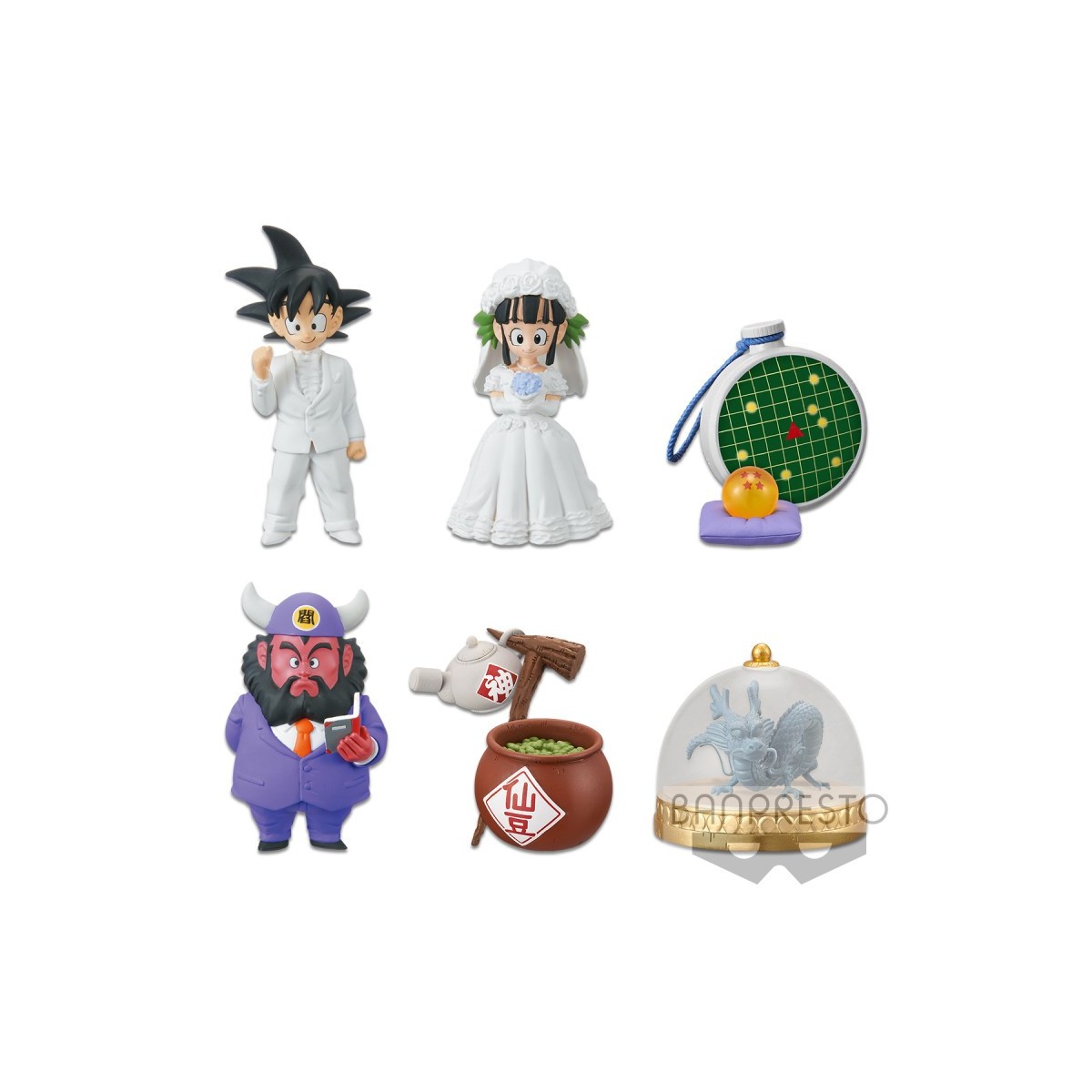 Banpresto Dragonball - WCF - TREASURE RALLY Vol.1 - Set de 6 figuras