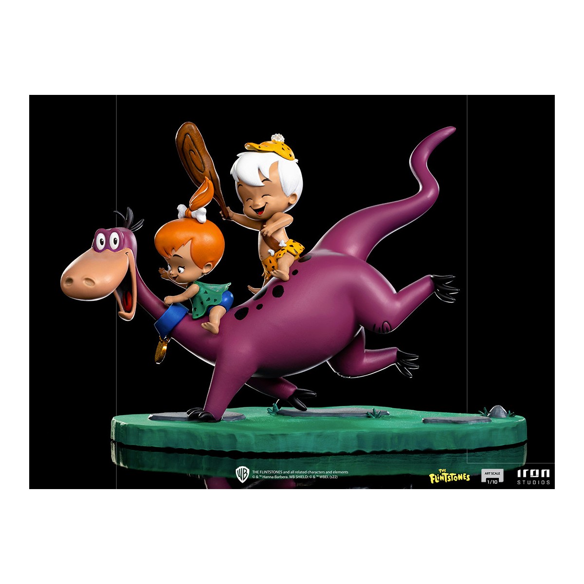 Iron Studios - Dino, Peebles & Bamm-Bamm - Los Picapiedra Bds Art Scale 1/10