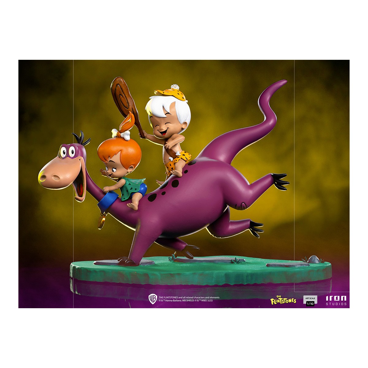 Iron Studios - Dino, Peebles & Bamm-Bamm - Los Picapiedra Bds Art Scale 1/10