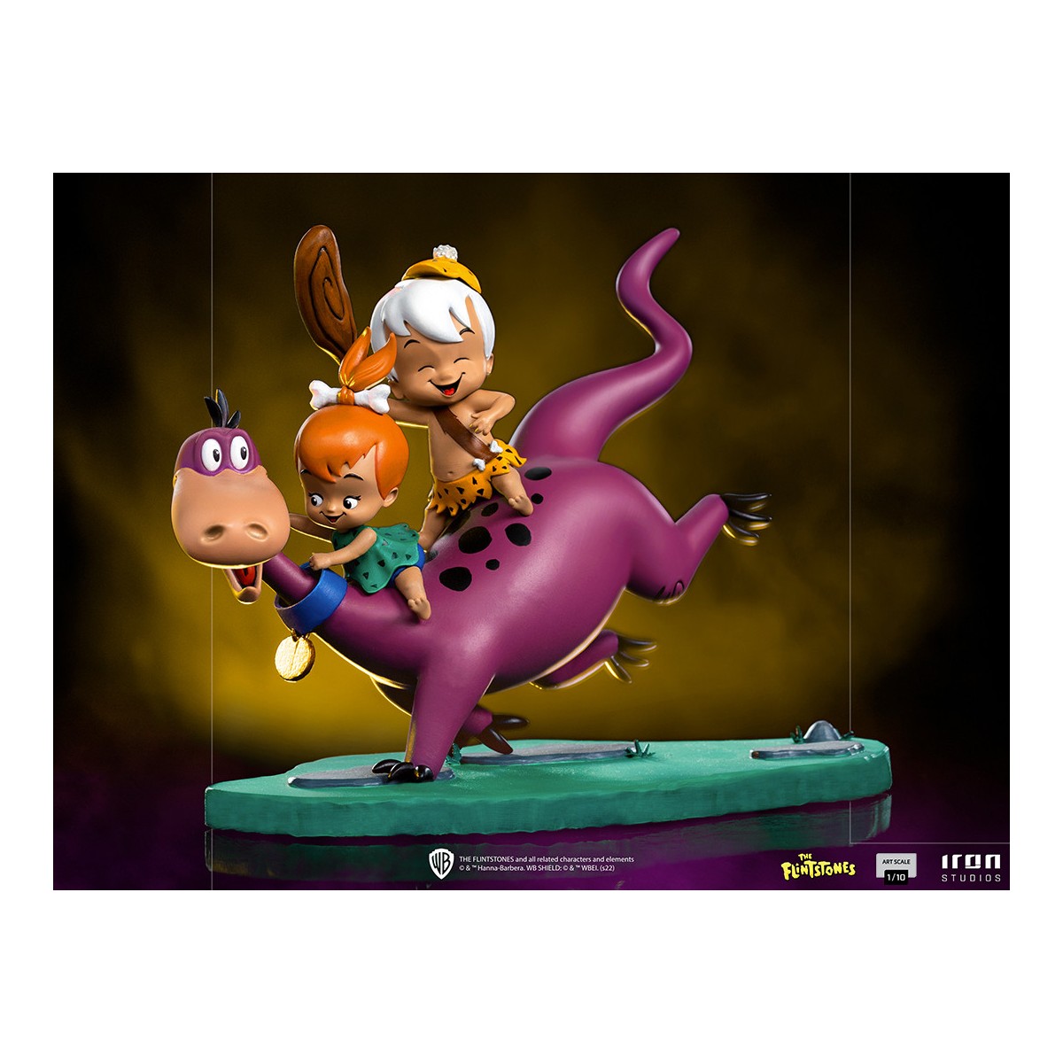 Iron Studios - Dino, Peebles & Bamm-Bamm - Los Picapiedra Bds Art Scale 1/10