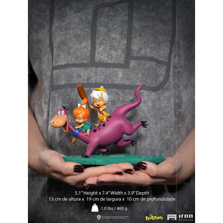 Iron Studios - Dino, Peebles & Bamm-Bamm - Los Picapiedra Bds Art Scale 1/10
