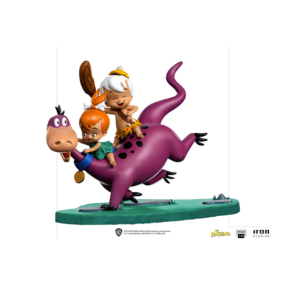 Iron Studios - Dino, Peebles & Bamm-Bamm - Los Picapiedra Bds Art Scale 1/10
