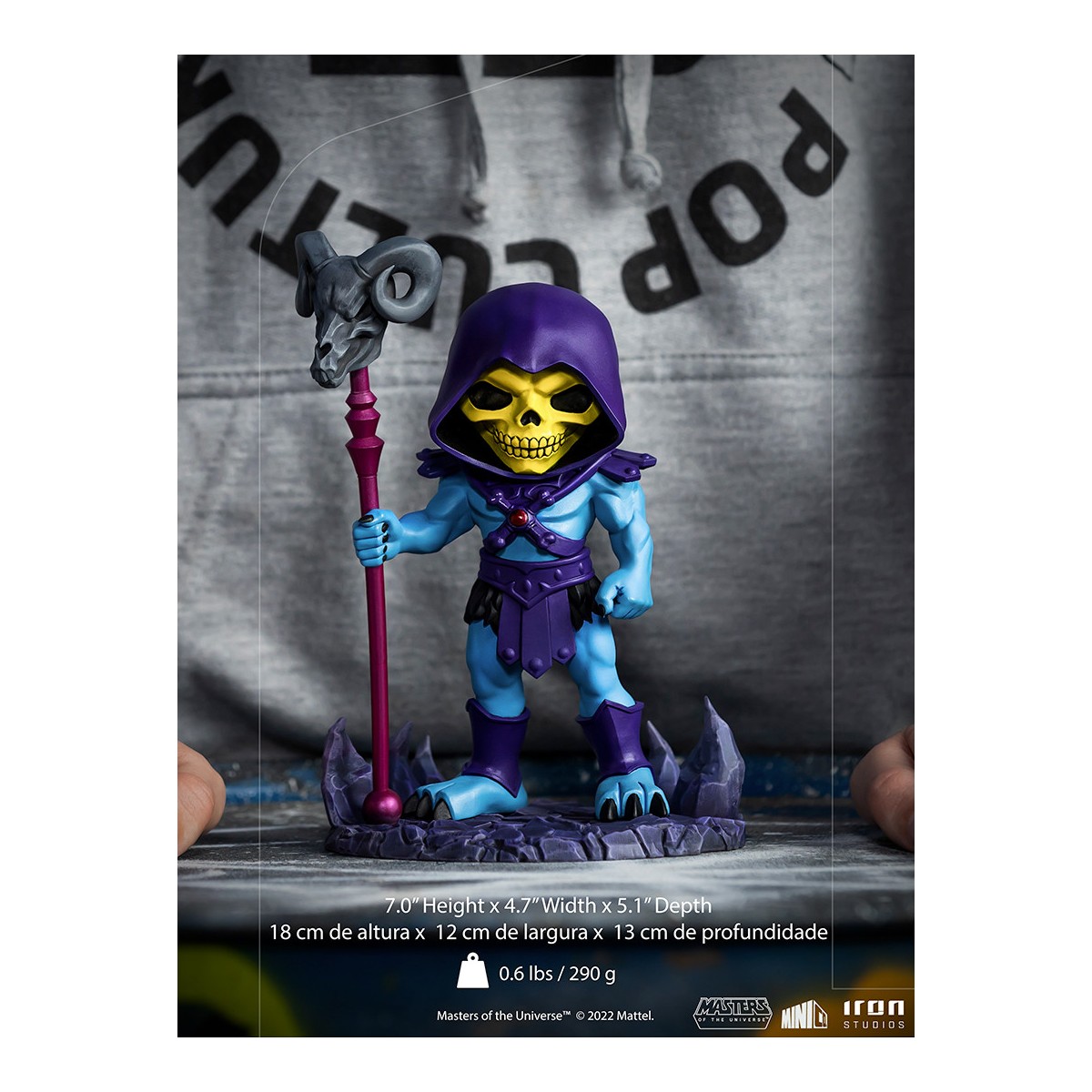 Iron Studios - SKELETOR - Masters of the Universe Miniature Co. PVC