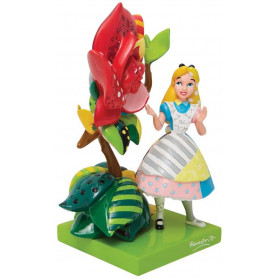 Disney Britto - Alicia en el País de las Maravillas - Alicia y la Rosa