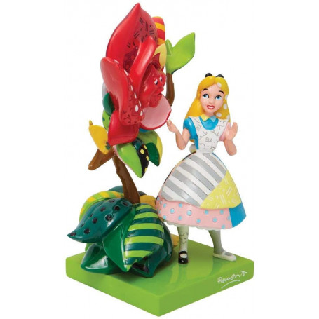 Disney Britto - Alicia en el País de las Maravillas - Alicia y la Rosa