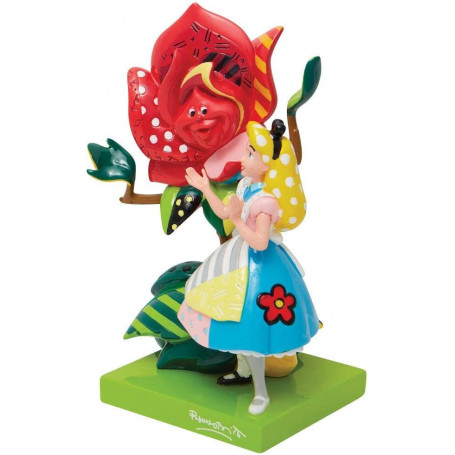 Disney Britto - Alicia en el País de las Maravillas - Alicia y la Rosa