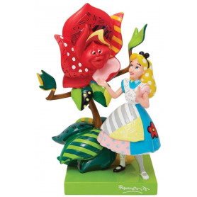 Disney Britto - Alicia en el País de las Maravillas - Alicia y la Rosa