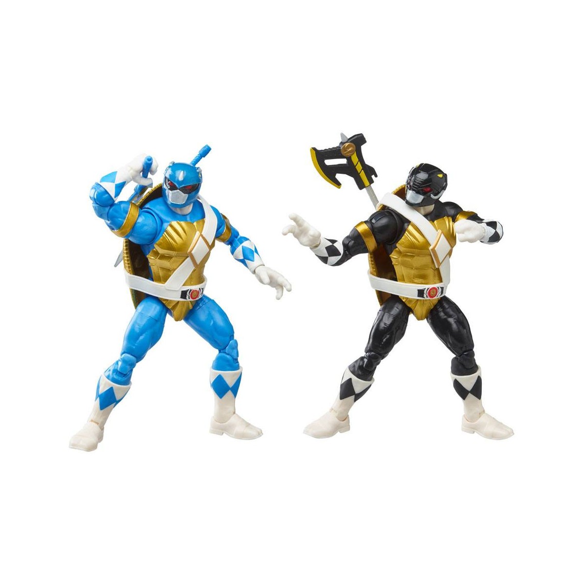 Hasbro - Paquete de 2 DONATELLO Y LEONARDO MORFADOS - Colección Power Rangers Rayo