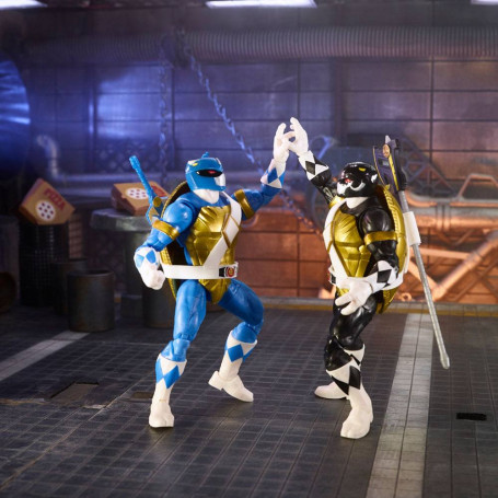 Hasbro - Paquete de 2 DONATELLO Y LEONARDO MORFADOS - Colección Power Rangers Rayo