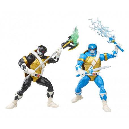 Hasbro - Paquete de 2 DONATELLO Y LEONARDO MORFADOS - Colección Power Rangers Rayo