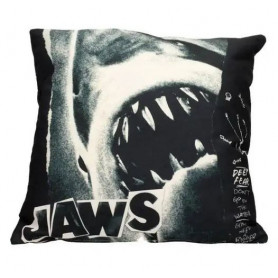 SD Toys - Almohada JAWS - Póster de la película Tiburón en blanco y negro