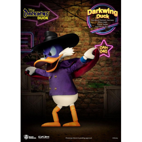 Beast Kingdom Disney Classic Figurine - Darkwing Duck - Dynamic Action Heroes 1/9