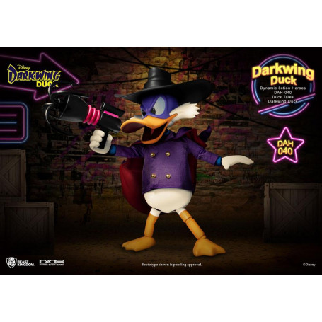 Beast Kingdom Disney Classic Figurine - Darkwing Duck - Dynamic Action Heroes 1/9
