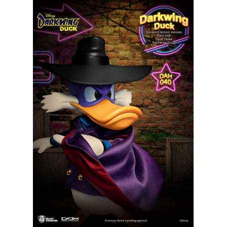 Beast Kingdom Disney Classic Figurine - Darkwing Duck - Dynamic Action Heroes 1/9