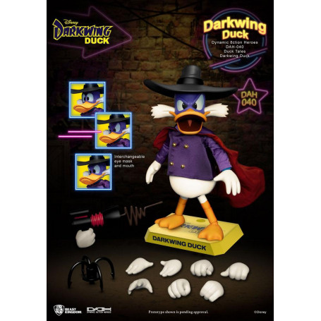 Beast Kingdom Disney Classic Figurine - Darkwing Duck - Dynamic Action Heroes 1/9