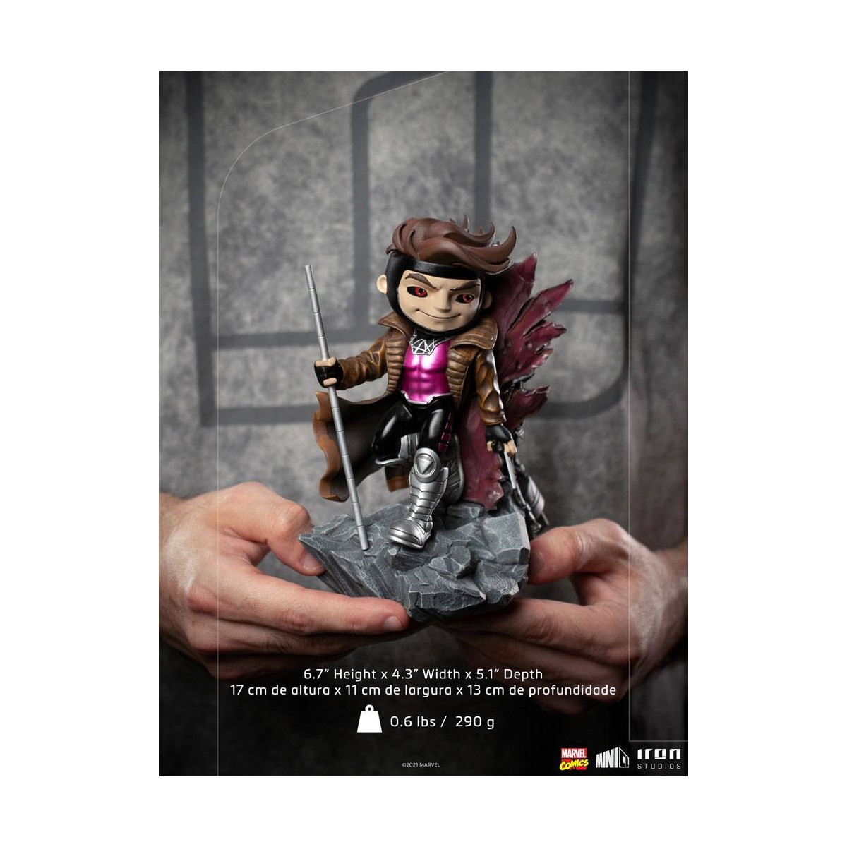 Iron Studios - Gambito - X-Men Mini Co.Heroes PVC