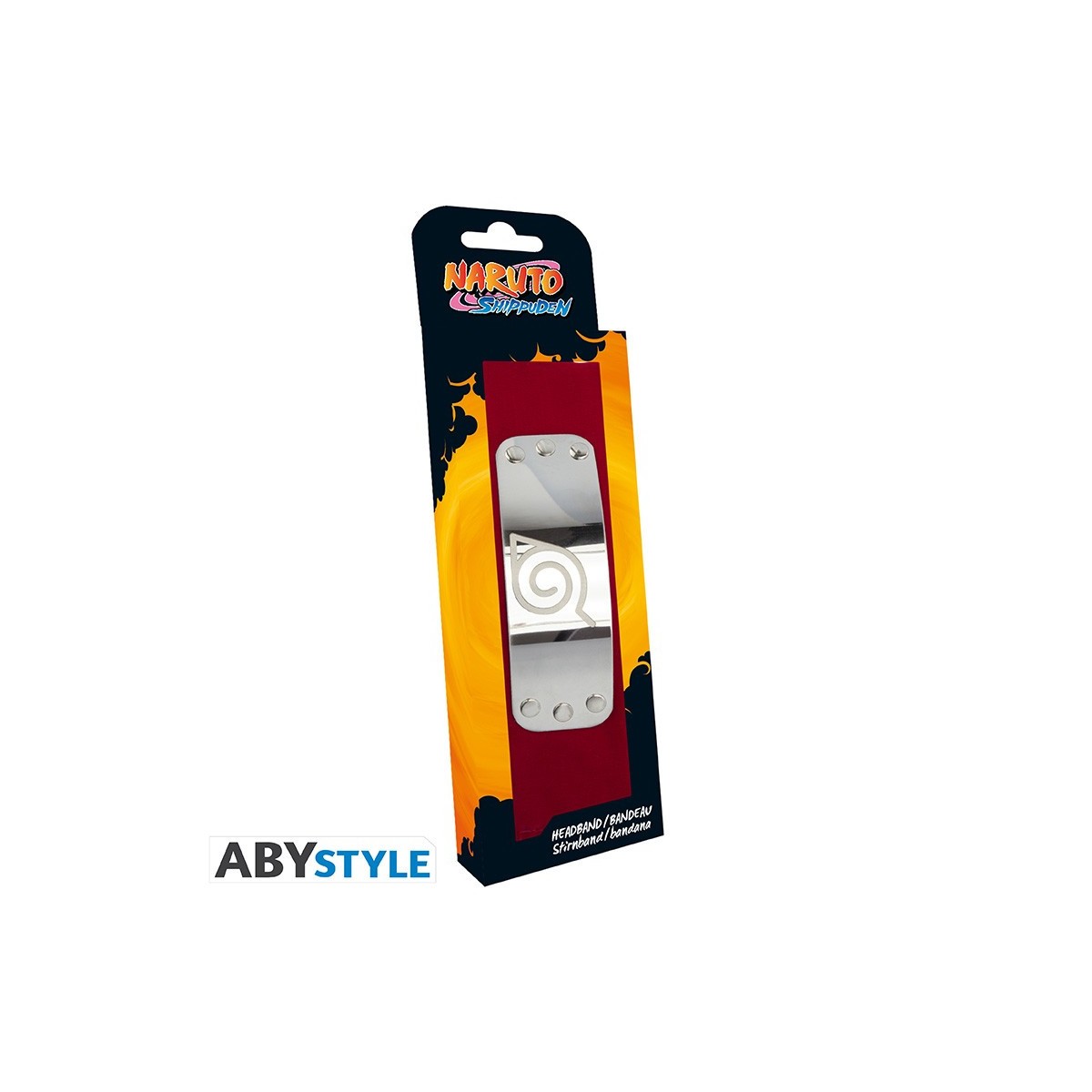 ABYstyle - NARUTO SHIPPUDEN - Diadema - Rojo Konoha