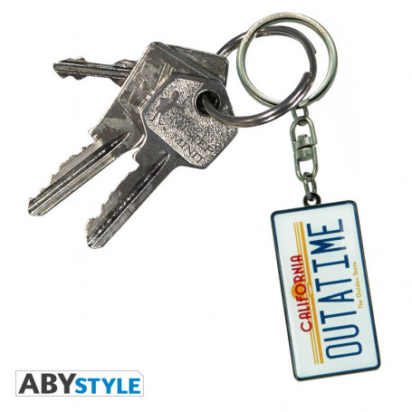 ABYstyle - VUELTA AL FUTURO - Llavero OUTATIME