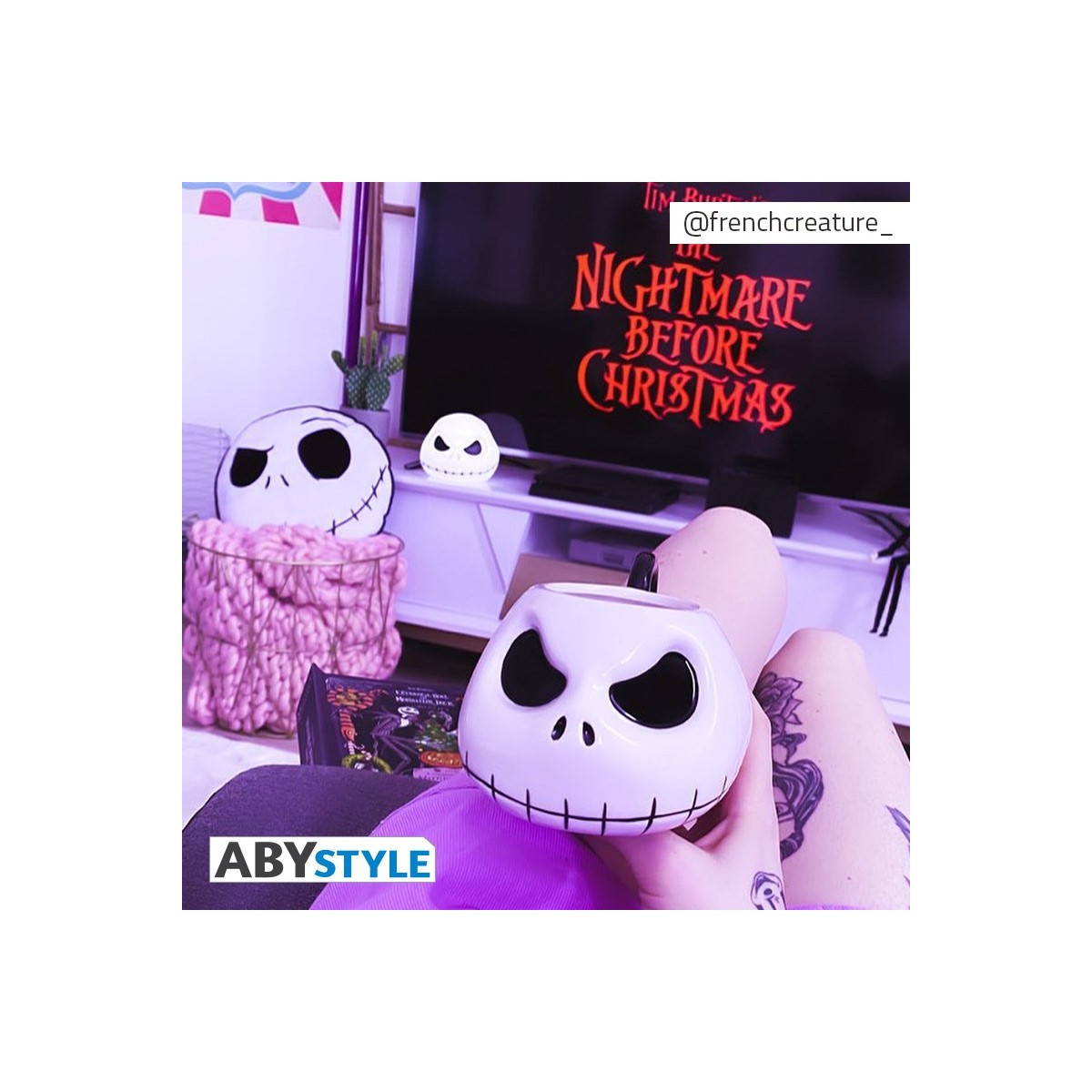 ABYstyle - Taza 3D "NIGHTMARE BEFORE XMAS" - Jack Skelington