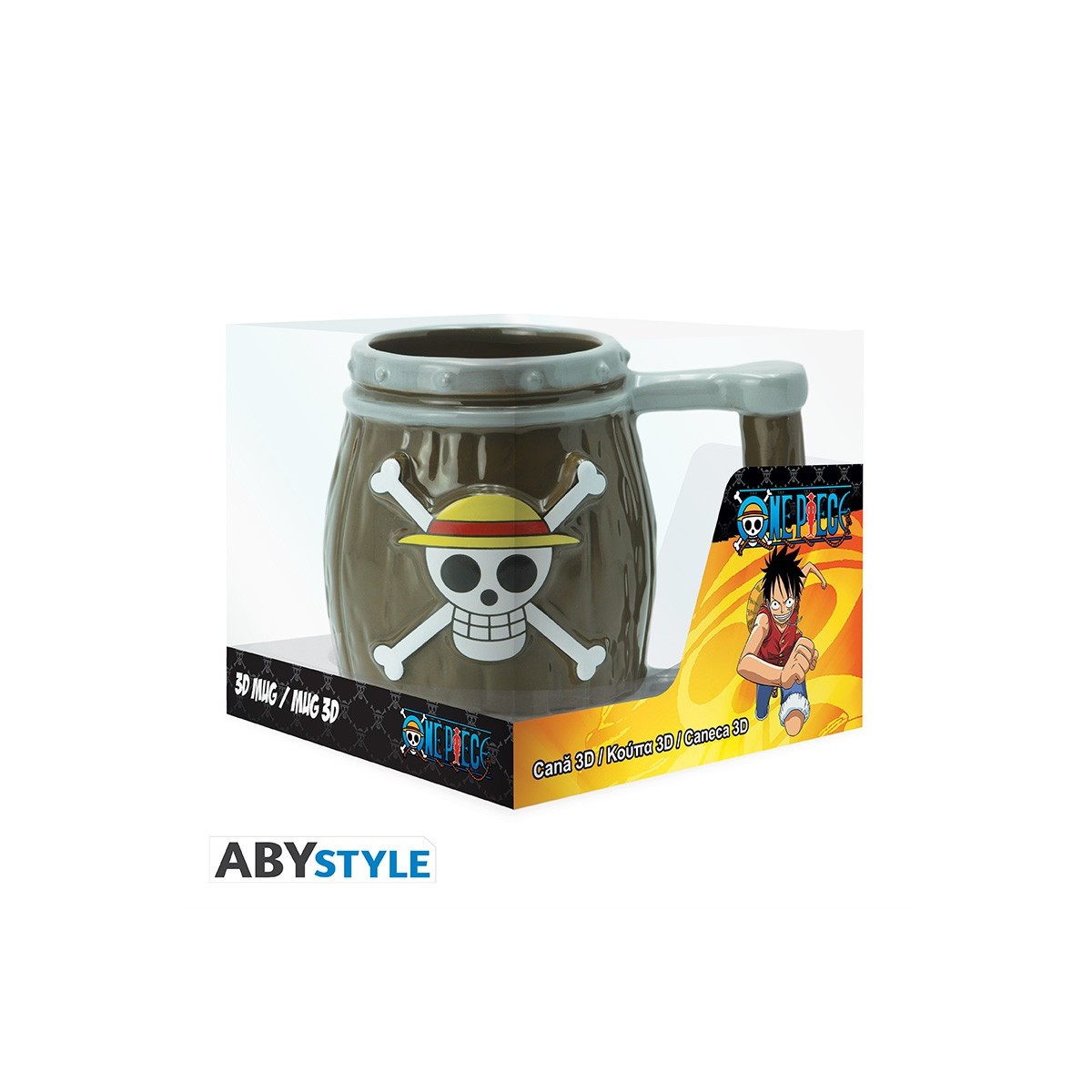 ABYstyle - ONE PIECE - Taza 3D - Barril