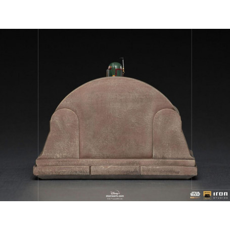 IRON STUDIOS - The Mandalorian - Deluxe Art Scale Boba Fett on Throne 1/10 - The Mandalorian