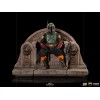IRON STUDIOS - The Mandalorian - Deluxe Art Scale Boba Fett on Throne 1/10 - The Mandalorian