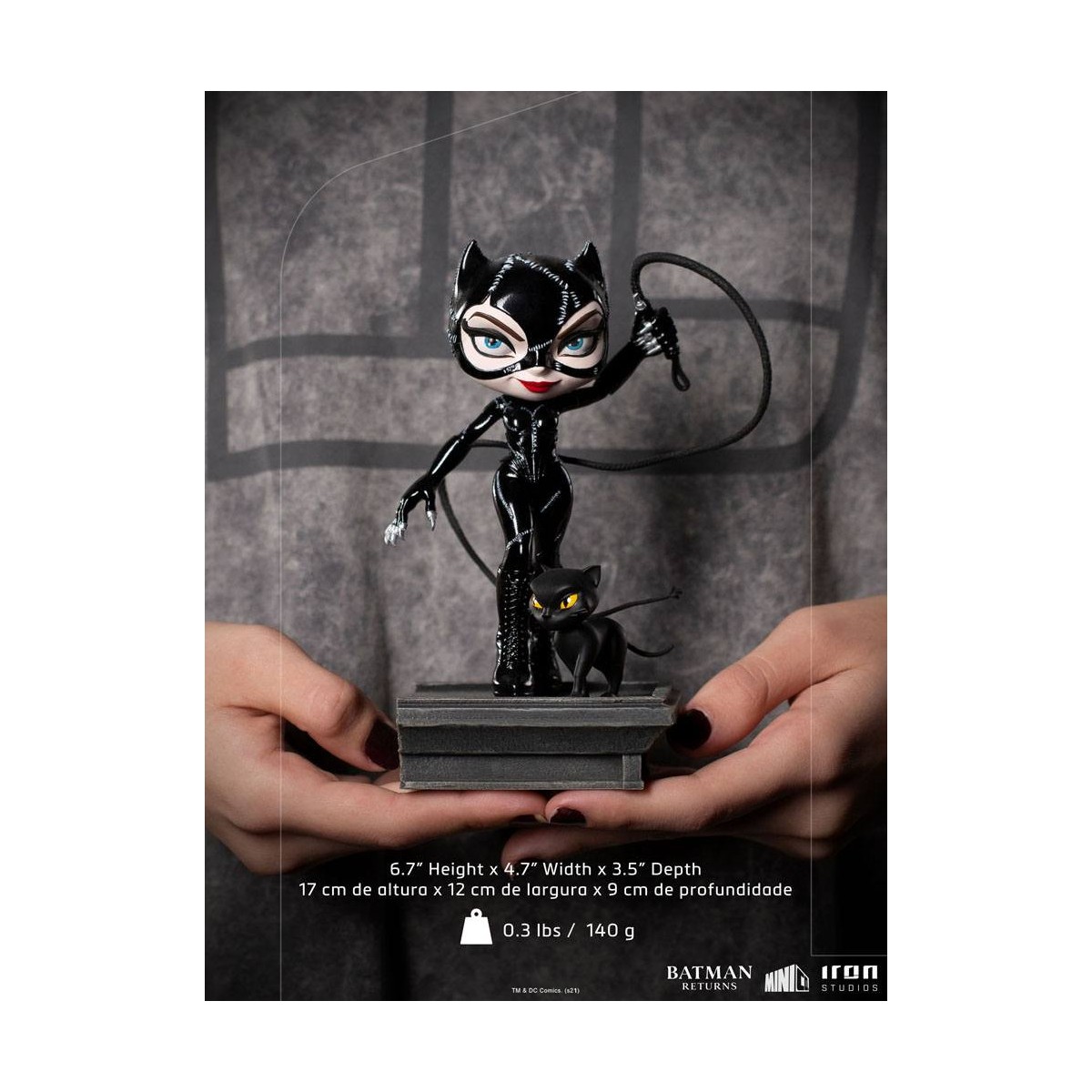 Iron Studios - Catwoman - Batman Returns Tim Burton - Mini Co.Heroes Deluxe PVC