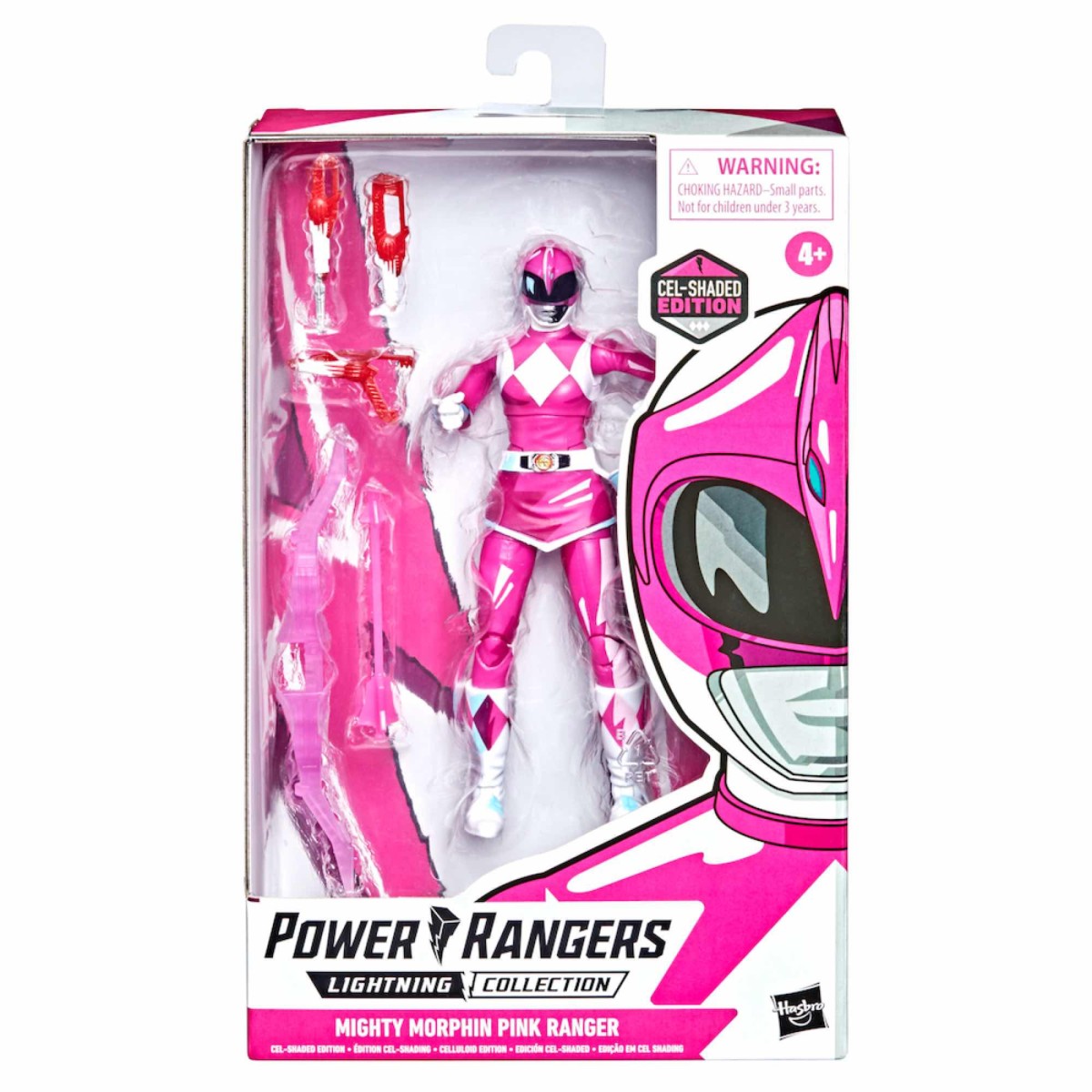 Hasbro - Ranger Rosa Edición Sombreada - Colección Rayo Mighty Morphin' Power Rangers