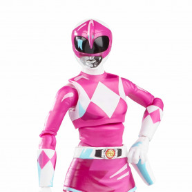 Hasbro - Ranger Rosa Edición Sombreada - Colección Rayo Mighty Morphin' Power Rangers
