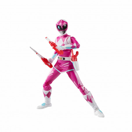 Hasbro - Ranger Rosa Edición Sombreada - Colección Rayo Mighty Morphin' Power Rangers