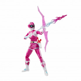Hasbro - Ranger Rosa Edición Sombreada - Colección Rayo Mighty Morphin' Power Rangers