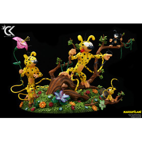 Cartoon Kingdom - El diorama de la familia Marsupilami 1/6 