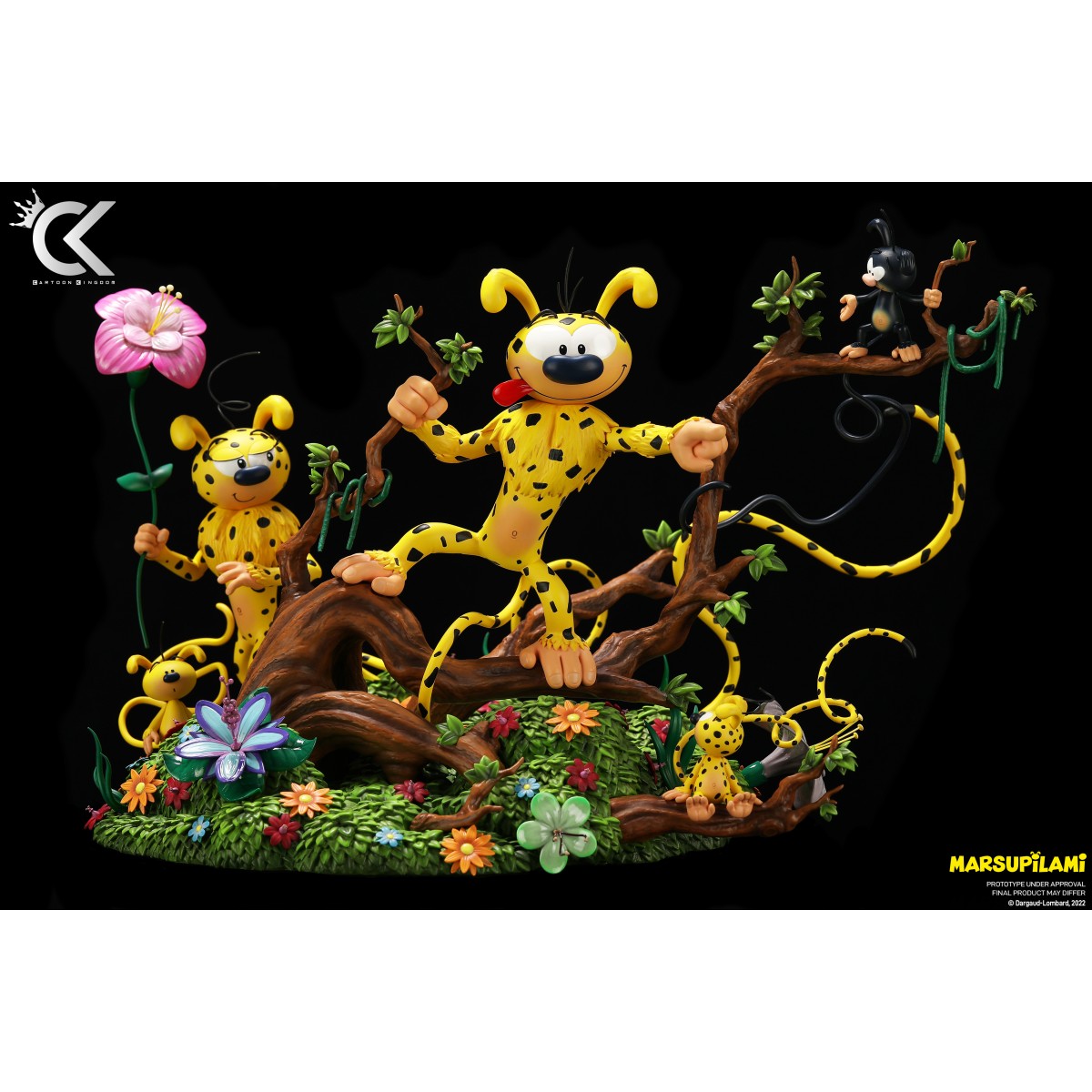 Cartoon Kingdom - El diorama de la familia Marsupilami 1/6 