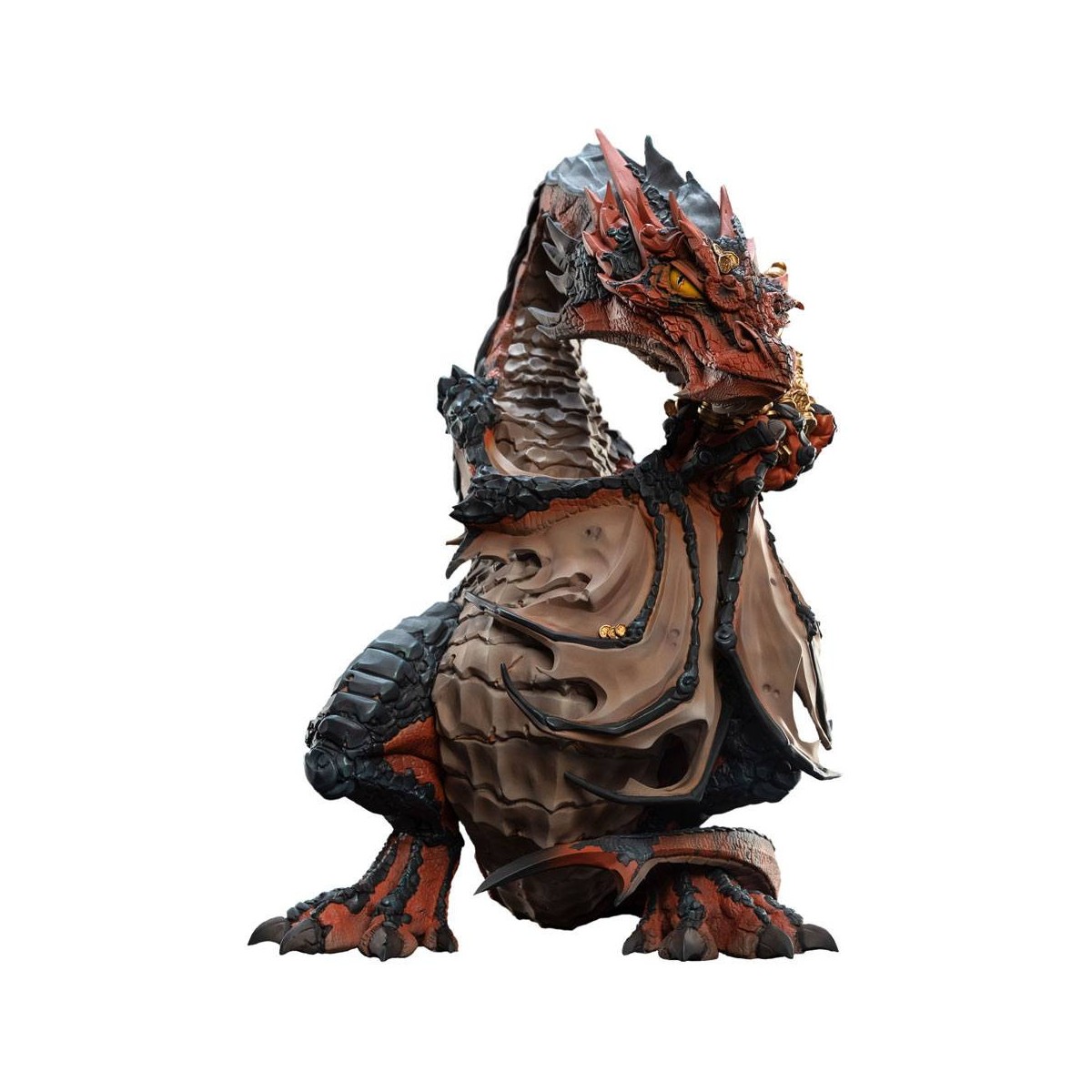 Vinilo de estatua Weta El Señor de los Anillos - Smaug Mini Epics