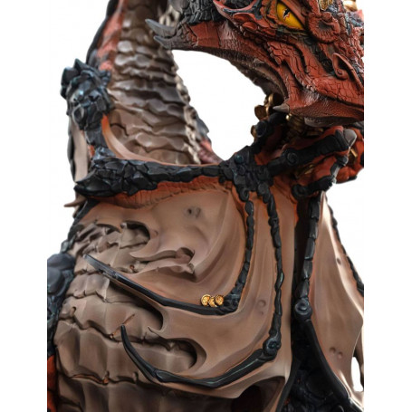 Vinilo de estatua Weta El Señor de los Anillos - Smaug Mini Epics