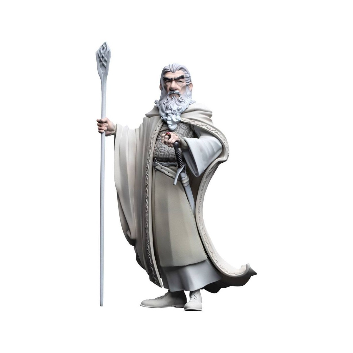 Vinilo de estatua Weta El Señor de los Anillos - Gandalf el Blanco Mini Epics
