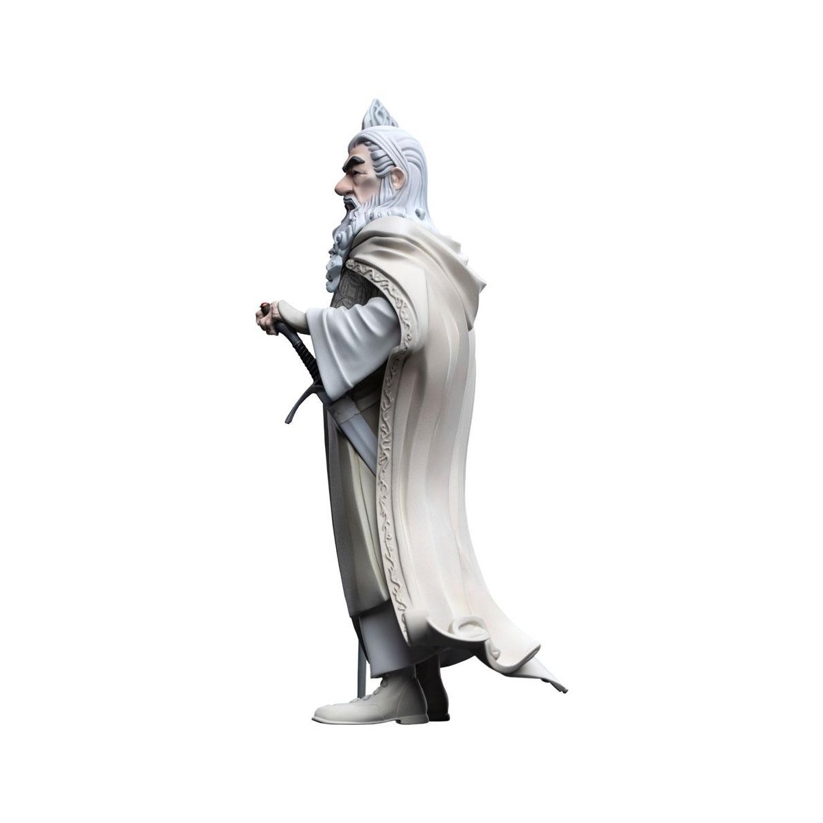 Vinilo de estatua Weta El Señor de los Anillos - Gandalf el Blanco Mini Epics