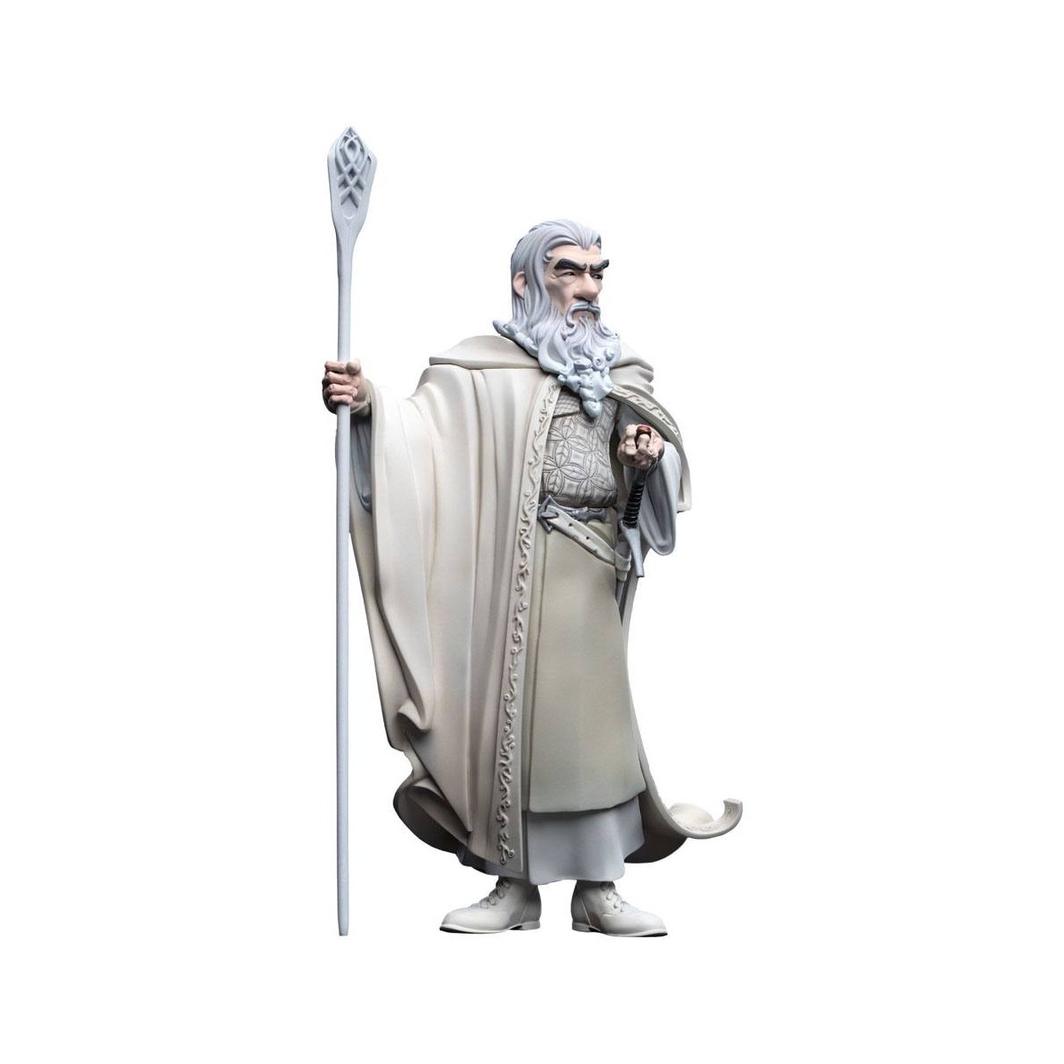 Vinilo de estatua Weta El Señor de los Anillos - Gandalf el Blanco Mini Epics