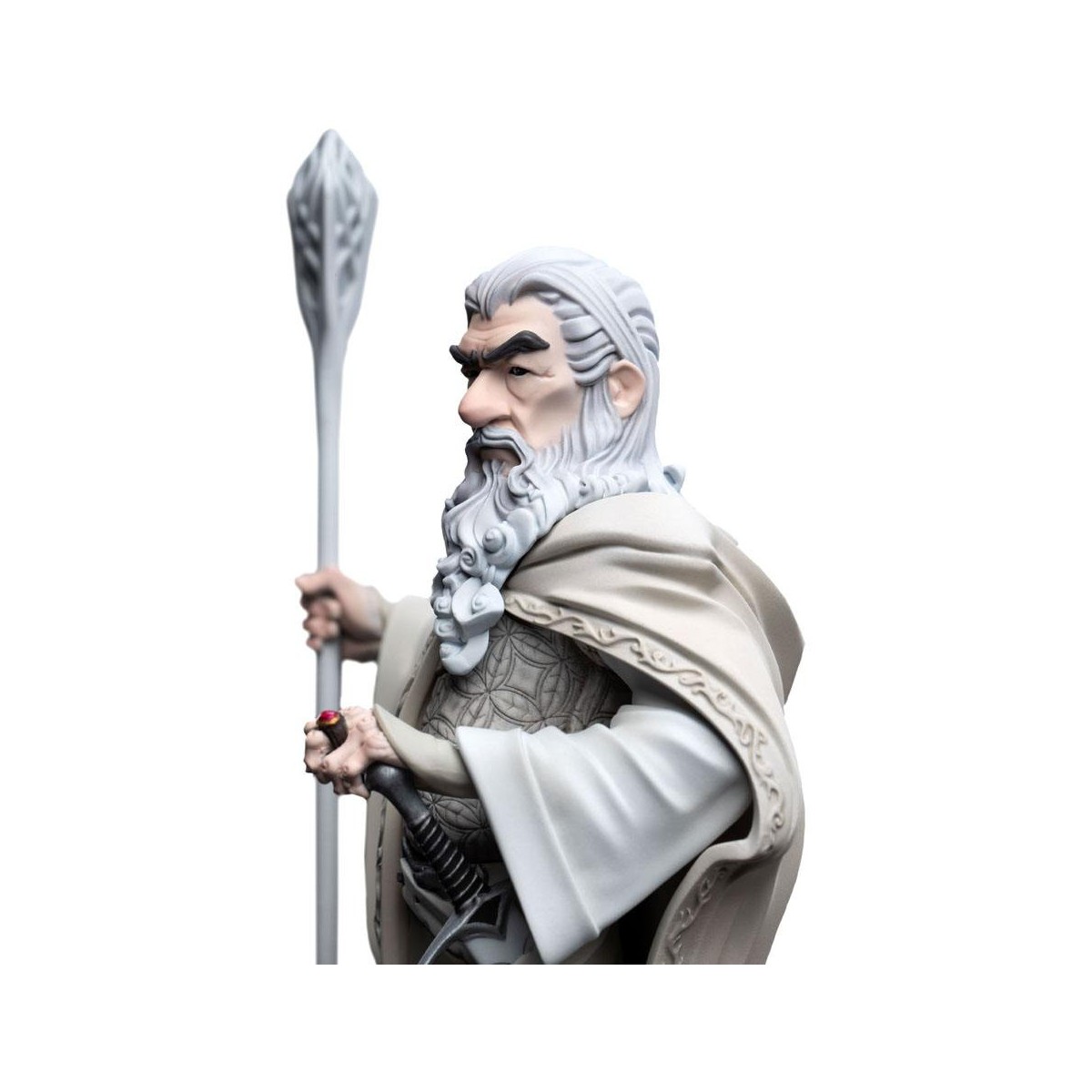 Vinilo de estatua Weta El Señor de los Anillos - Gandalf el Blanco Mini Epics