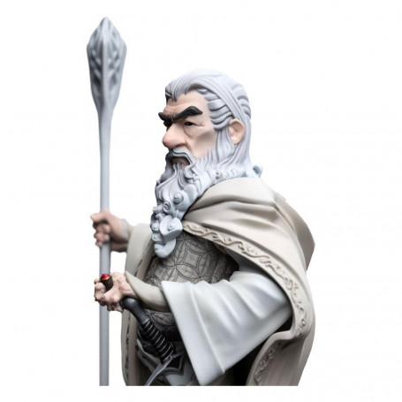 Vinilo de estatua Weta El Señor de los Anillos - Gandalf el Blanco Mini Epics