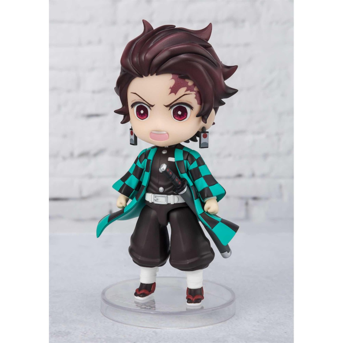 Figura Bandai MINI Figuarts - TANJIRO KAMADO Water Breathing - Demon Slayer KIMETSU NO YAIBA