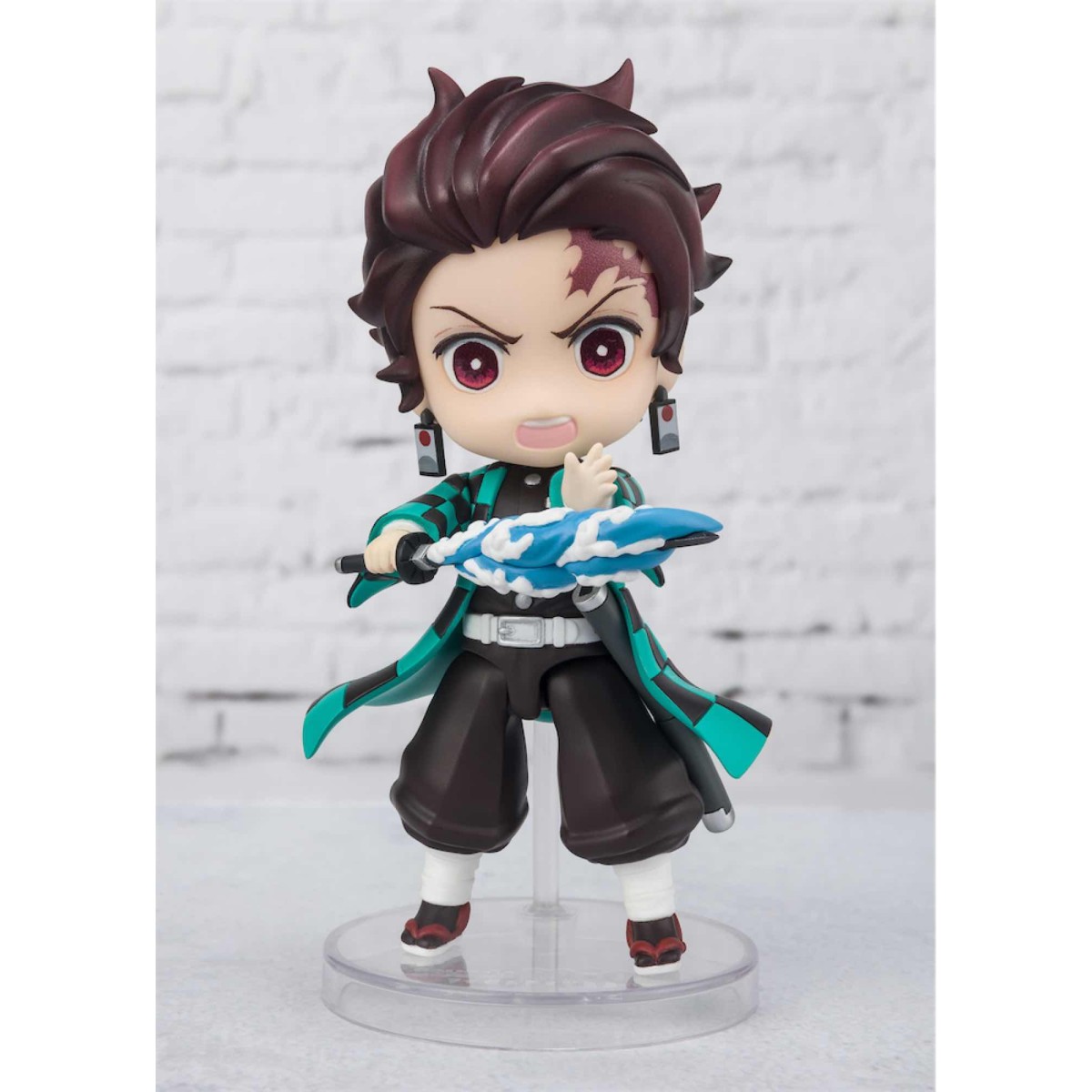 Figura Bandai MINI Figuarts - TANJIRO KAMADO Water Breathing - Demon Slayer KIMETSU NO YAIBA