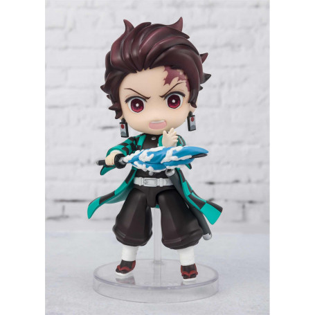 Figura Bandai MINI Figuarts - TANJIRO KAMADO Water Breathing - Demon Slayer KIMETSU NO YAIBA